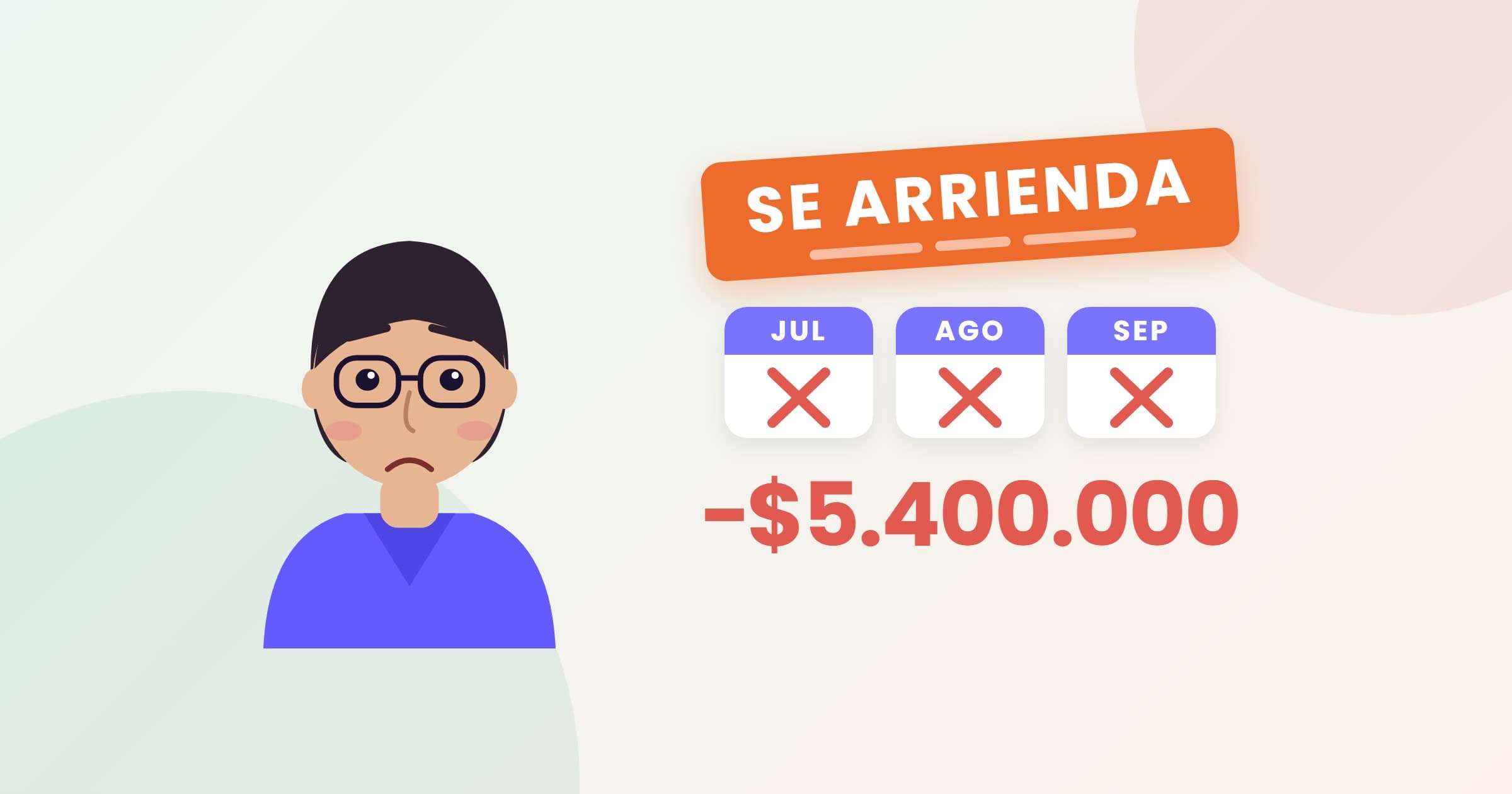 Cada mes vacío le cuesta un arriendo: la cuenta que nadie hace